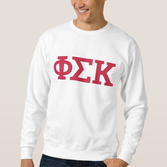 Phi Sigma Kappa-brev Lång Ärmad Tröja (Framsida)