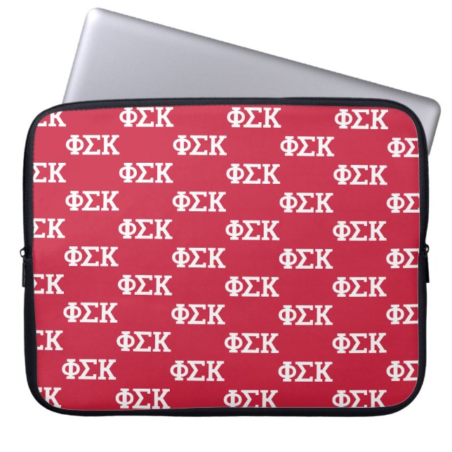 Phi Sigma Kappa-brev Laptop Fodral (Framsidan)