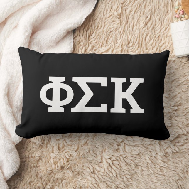 Phi Sigma Kappa-brev Lumbarkudde (Filt)