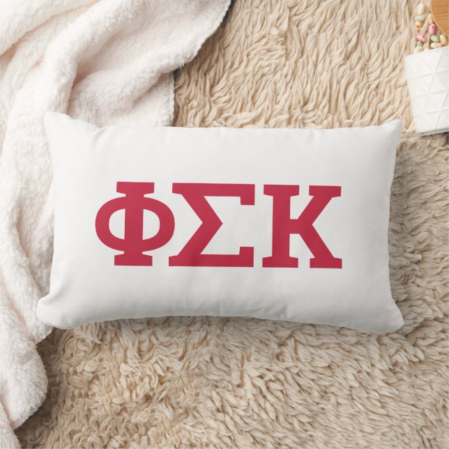 Phi Sigma Kappa-brev Lumbarkudde (Filt)