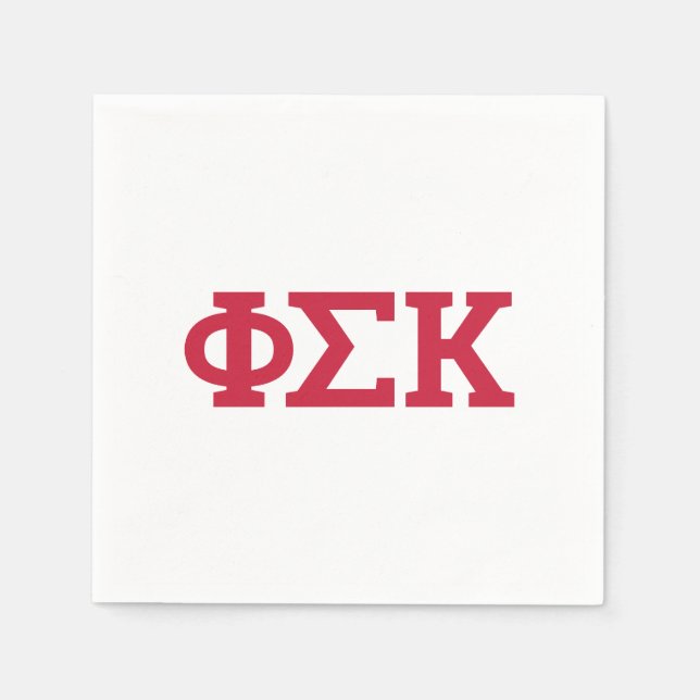 Phi Sigma Kappa-brev Pappersservett (Framsidan)