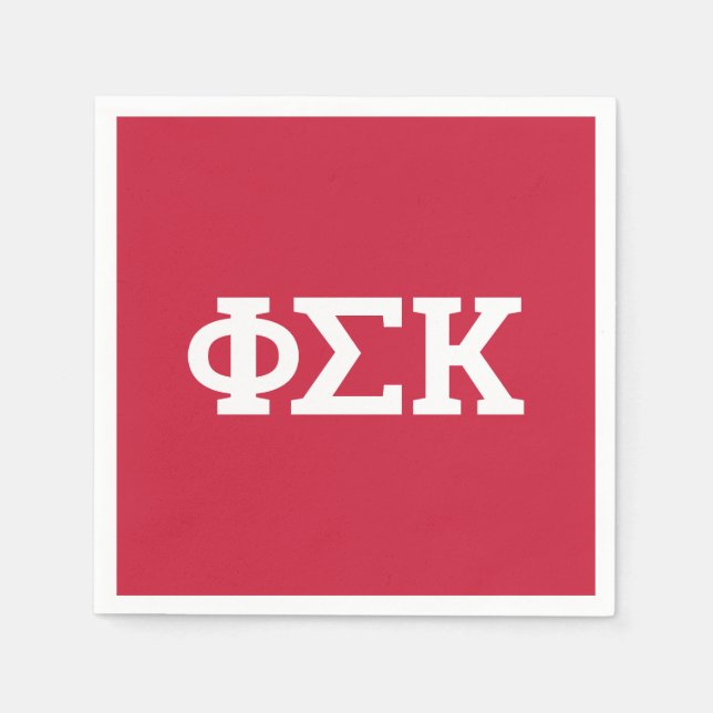 Phi Sigma Kappa-brev Pappersservett (Framsidan)