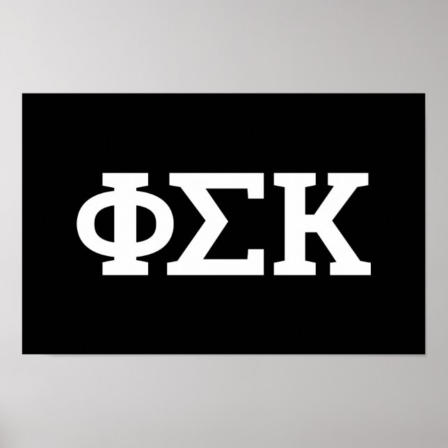 Phi Sigma Kappa-brev Poster (Framsidan)