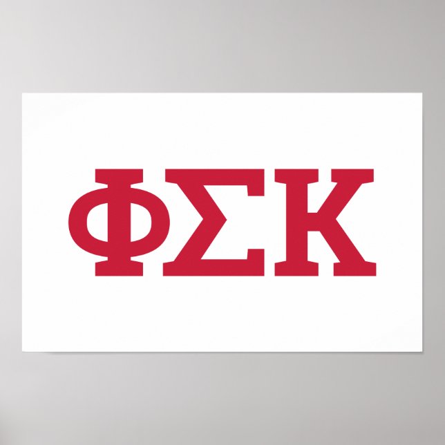 Phi Sigma Kappa-brev Poster (Framsidan)