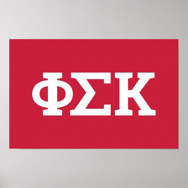 Phi Sigma Kappa-brev Poster (Framsidan)