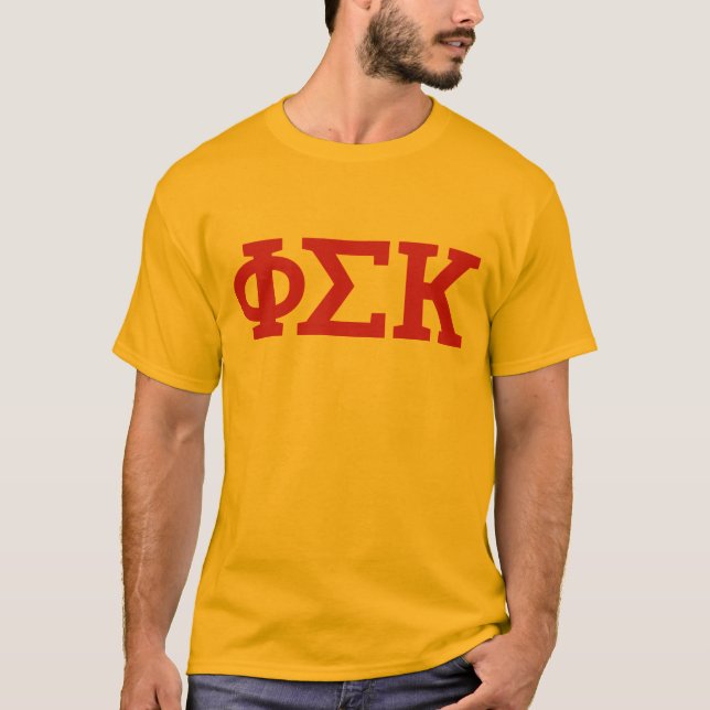 Phi Sigma Kappa-brev T Shirt (Framsida)
