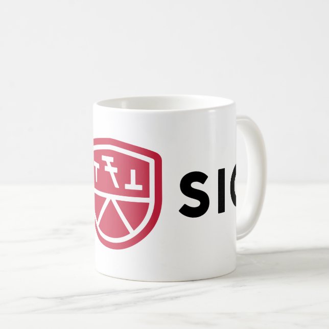 Phi Sigma Kappa-logotyp Kaffemugg (Framsida höger)