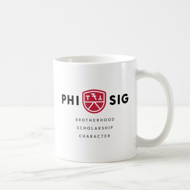 Phi Sigma Kappa Principer Kaffemugg (Höger)
