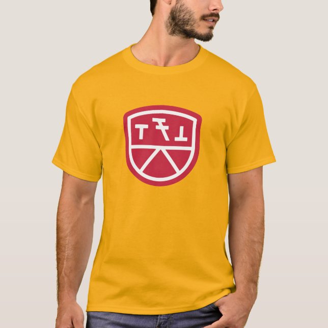 Phi Sigma Kappa Sköld 3 T Shirt (Framsida)