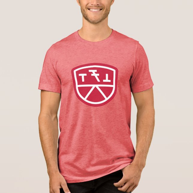 Phi Sigma Kappa Sköld 5 T Shirt (Framsida)