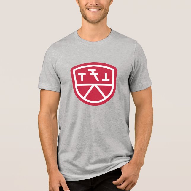 Phi Sigma Kappa Sköld 7 T Shirt (Framsida)