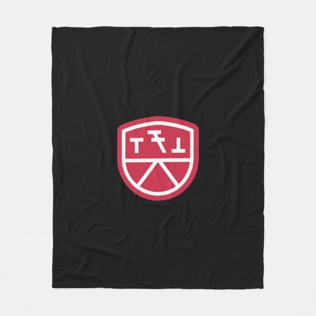 Phi Sigma Kappa Sköld Fleecefilt (Framsidan)