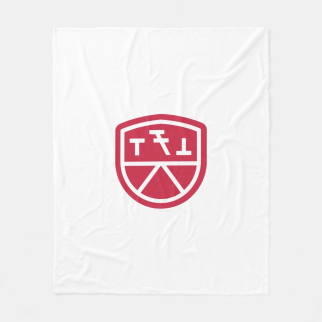 Phi Sigma Kappa Sköld Fleecefilt (Framsidan)