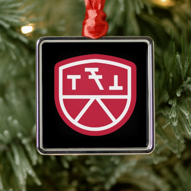 Phi Sigma Kappa Sköld Julgransprydnad Metall (Träd)