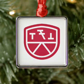 Phi Sigma Kappa Sköld Julgransprydnad Metall