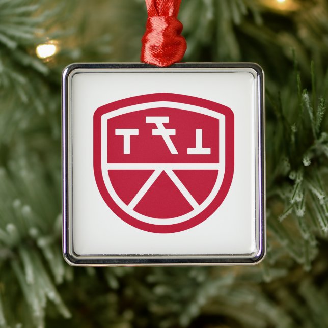 Phi Sigma Kappa Sköld Julgransprydnad Metall (Träd)
