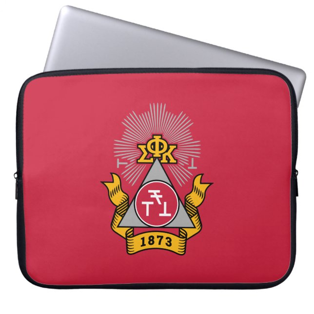 Phi Sigma Kappa-vapen Laptop Fodral (Framsidan)