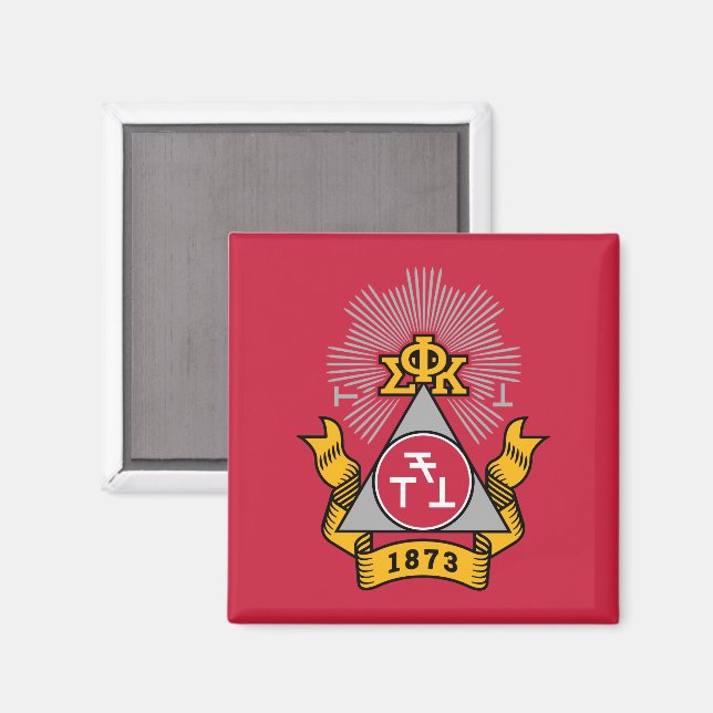 Phi Sigma Kappa-vapen Magnet (Front/Back)