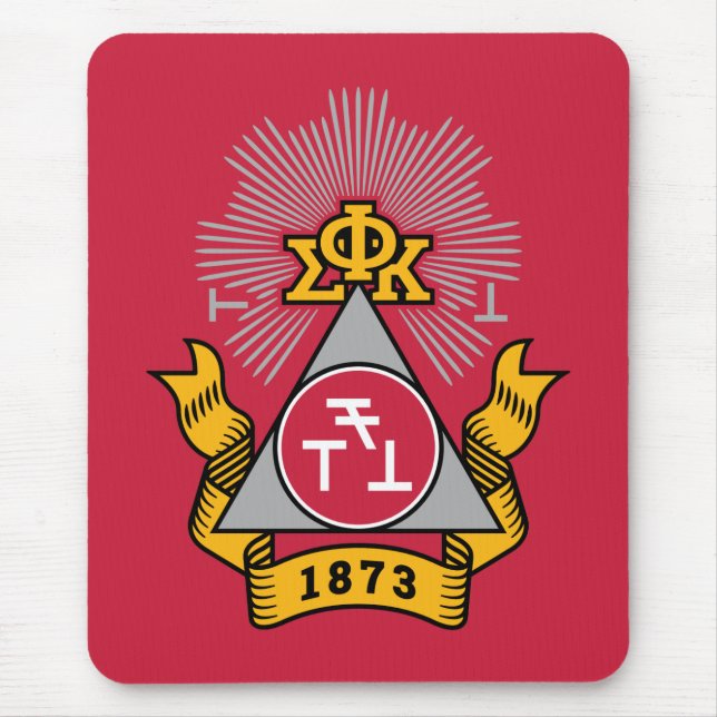 Phi Sigma Kappa-vapen Musmatta (Framsidan)