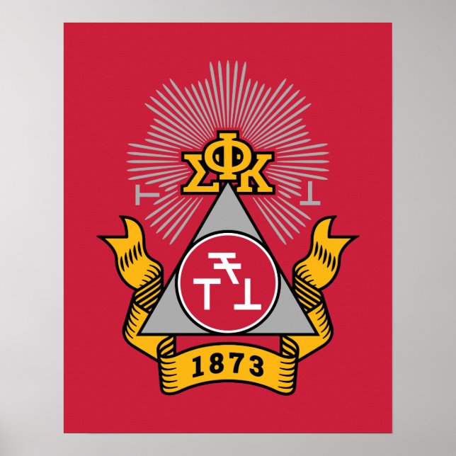 Phi Sigma Kappa-vapen Poster (Framsidan)