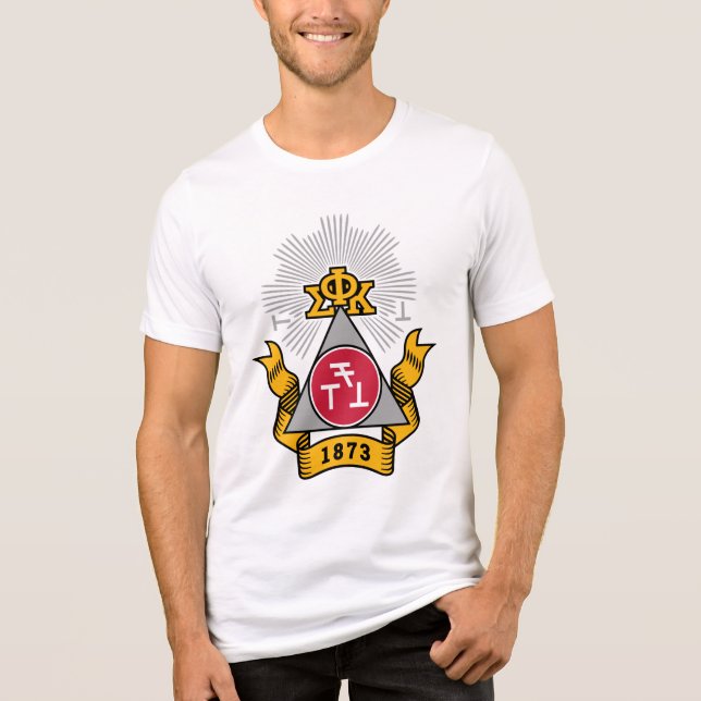 Phi Sigma Kappa-vapen T Shirt (Framsida)