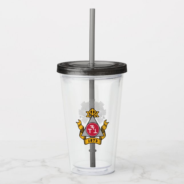 Phi Sigma Kappa-vapen Take Away Mugg (Framsida)