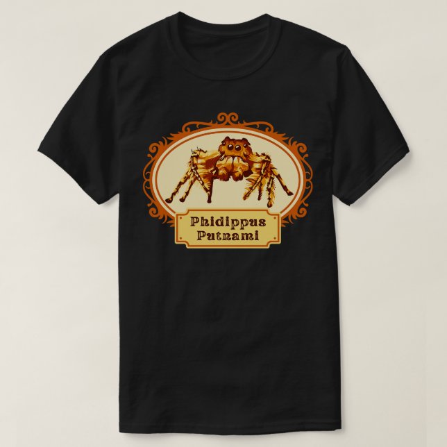 Phidippus Putnami Jumping Spider 1 T Shirt (Design framsida)