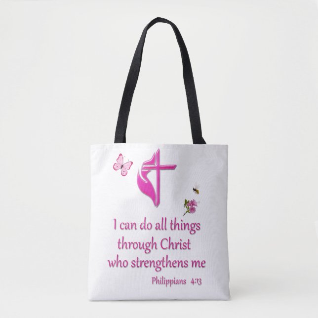 Phiilipeans 4:16 tygkasse (Framsida)