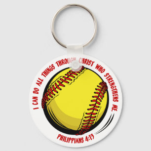 PHIL.413 - SOFTBALL NYCKELRING
