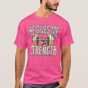 Phil 4 13 Han Ge Me Strength Inspirational Chris T Shirt