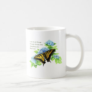 Phil 4:13 inspirerande bibelskriptmotivation kaffemugg