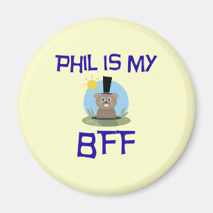 Phil är min BFF Magnet