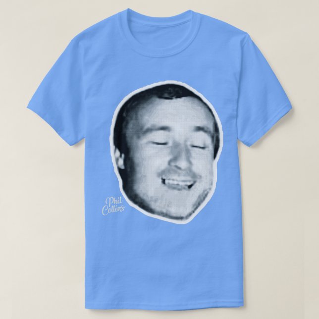 Phil Collins 80-talets estetiska design 1 T Shirt (Design framsida)
