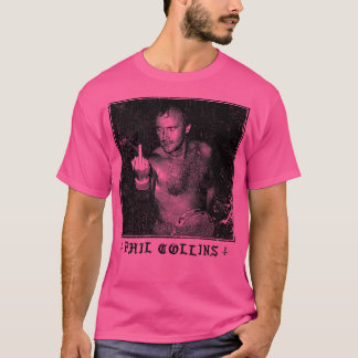 Phil Collins Punksthetic Fläkt Art Design Distress T Shirt
