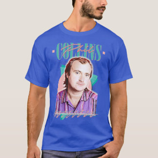 Phil Collins Retro 80s Aesthetic Fläkt Design Kids T Shirt