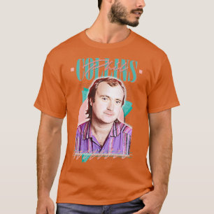 Phil Collins Retro 80s Aesthetic Fläkt Design Tote T Shirt