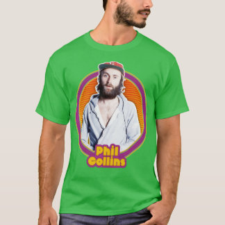 Phil Collins Retro 80s Fläkt Design T Shirt