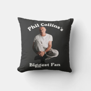 Phil Collins största fans retros musikälskare pres Kudde