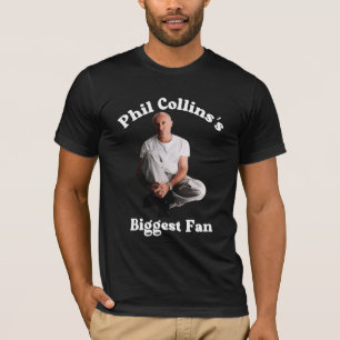 Phil Collins största fans retros musikälskare pres T Shirt