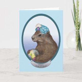 Phil det psykiska Groundhog kortet Kort