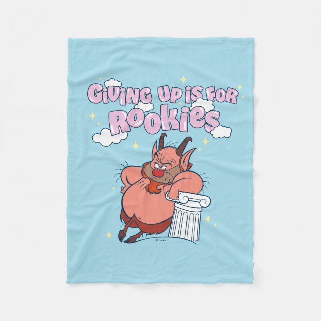 Phil - Giving Up is for Rookies Fleece Blanket (Framsidan)