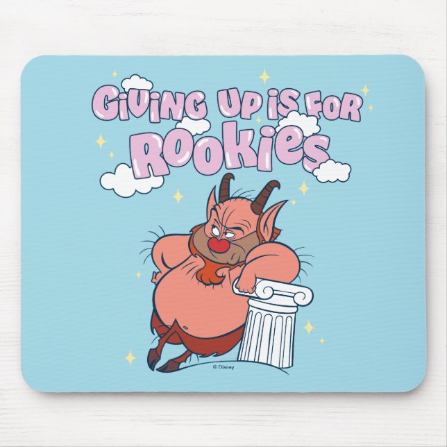 Phil - Giving Up is for Rookies Mouse Pad Musmatta (Framsidan)