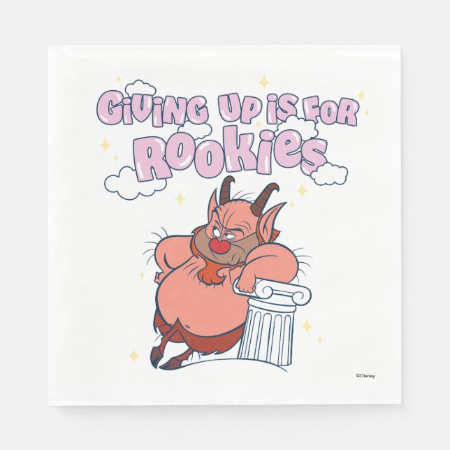 Phil - Giving Up is for Rookies Napkins Pappersservett (Framsidan)