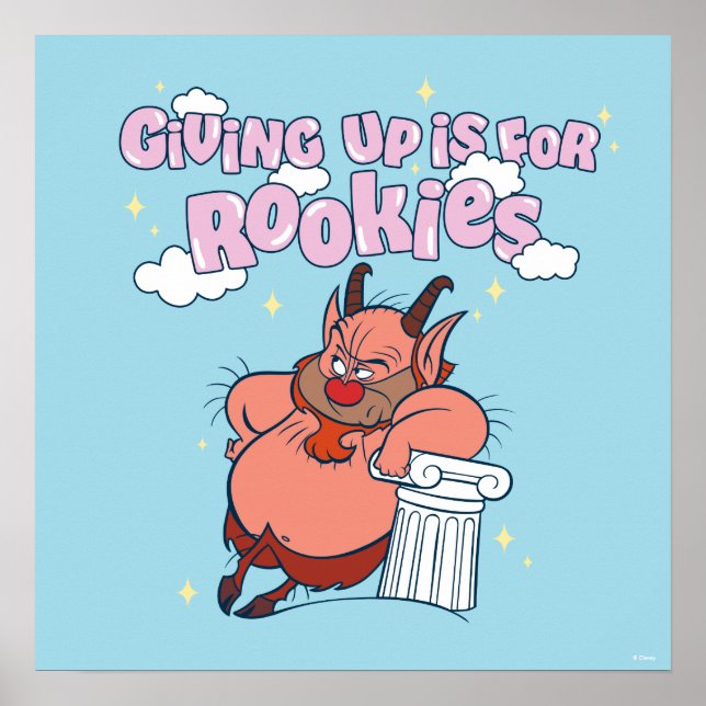 Phil - Giving Up is for Rookies Poster (Framsidan)