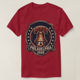 Philadelphia 2026 VM-värdstad Vintage konst T Shirt