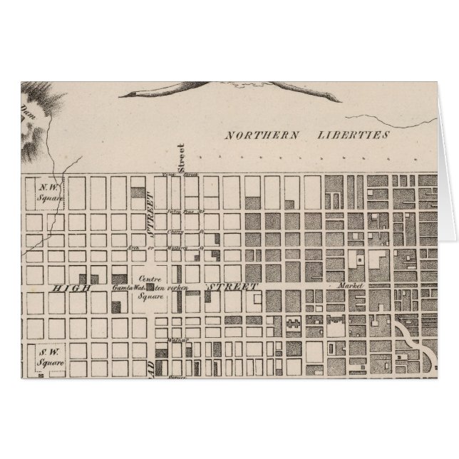 Philadelphia 6 hälsningskort (Framsidan Horizontal)