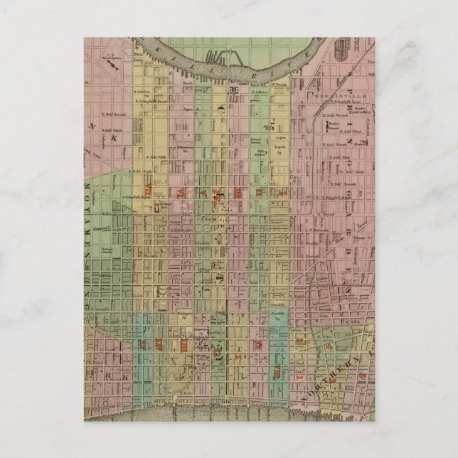 Philadelphia 6 vykort (Framsida)