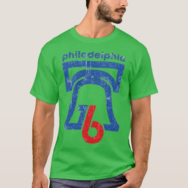 Philadelphia 76 America 200 Year Bicentennial 177 T Shirt (Framsida)