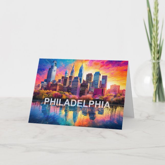 Philadelphia Abstrakt Konst  Kort (Framsida)