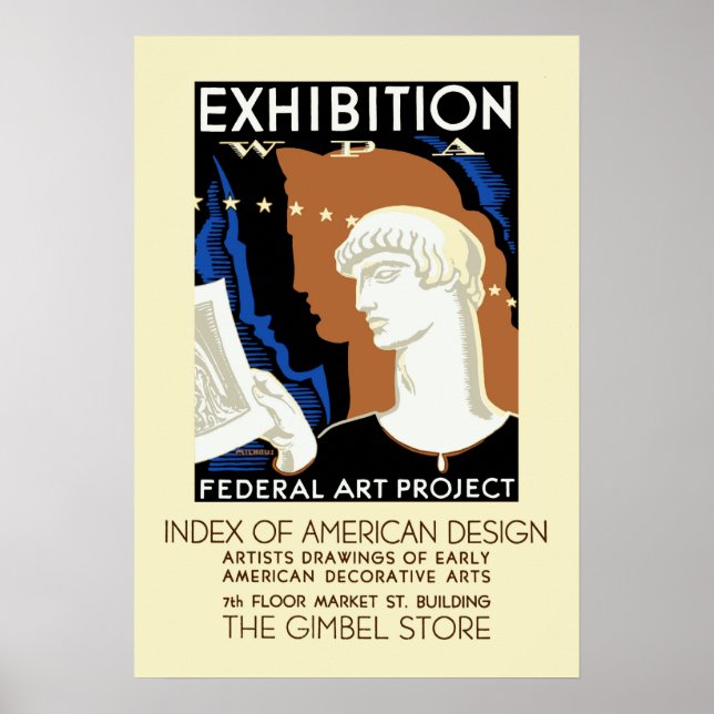 Philadelphia American Design Exhibition Poster (Framsidan)